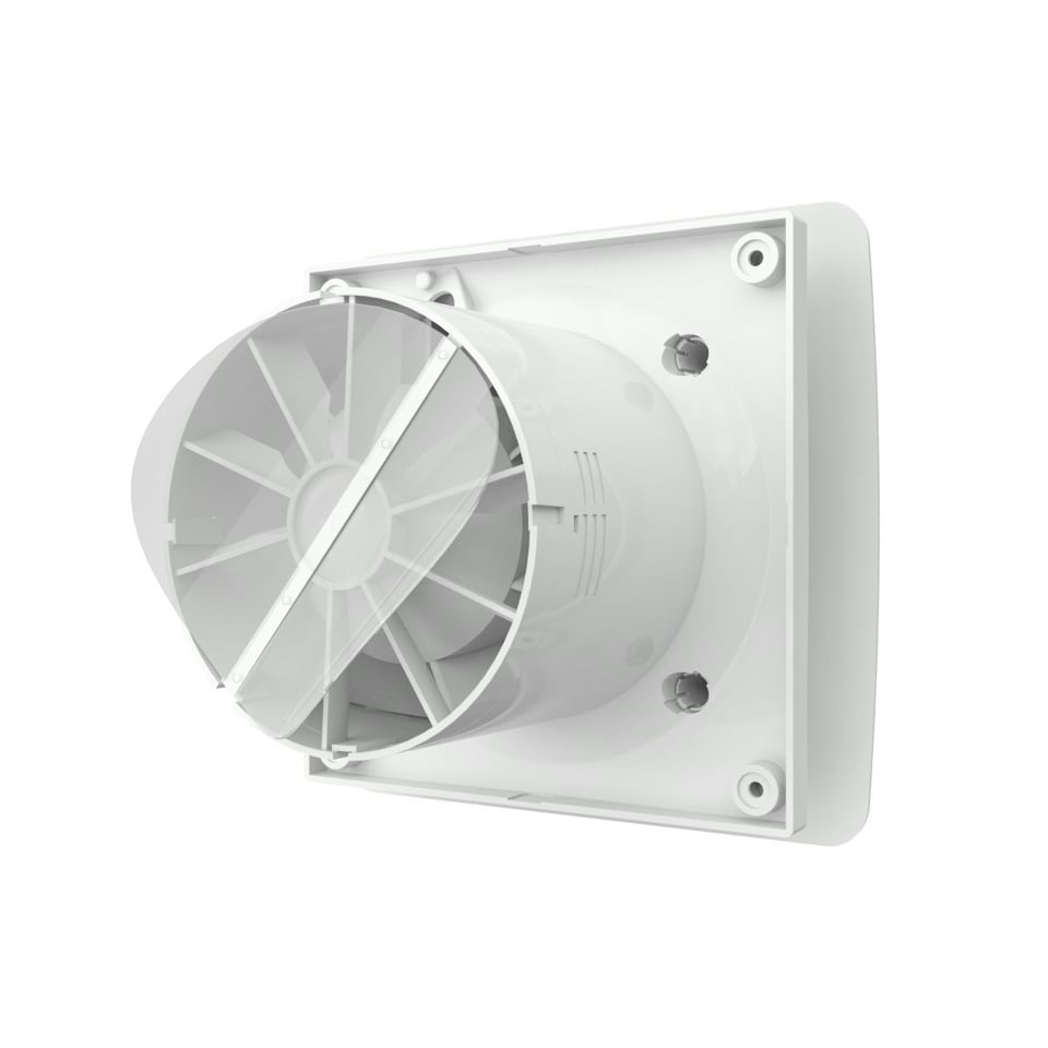 image 1 of Bosch Bathroom Extractor Fan 1500 DH W 100 mm - for Ventilation in Bathroom and Toilet Against Moisture and Mould - With Humidistat and Timer - 100mm Diameter