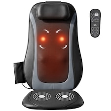 HOMCOM Back Massager with Heat, Deep Tissue Massage Chair for Home Office