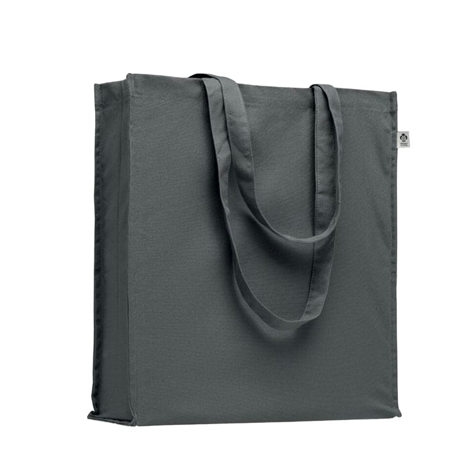 image 1 of MidOcean Bente Organic Cotton Shopper Bag - Stone Grey - One Size Blue