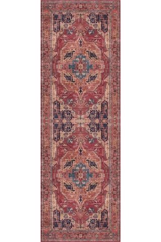 Soft Polyester Rugs Alya Washable Persian Classic Floor Rug Soft Polyester - Tesco Groceries