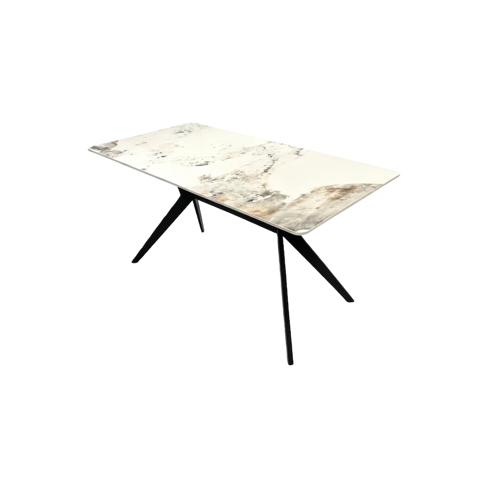 image 1 of San Diego Marble Top Dining Table with Charlotte Velvet Chairs - Grey | Grey