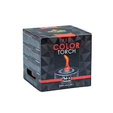 Color Torch Outdoor Garden Citronella Candle - 1 x 330ml Red