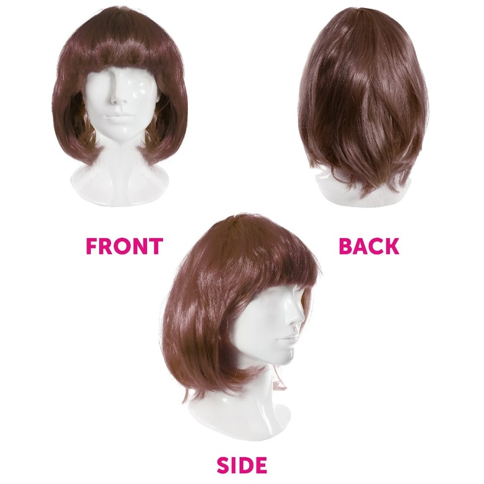 image 1 of Brown Bob Wig | Brown | 6