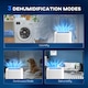 image 4 of HOMCOM 20L/Day Dehumidifier with Continuous Drainage, 5L Water Tank, Timer