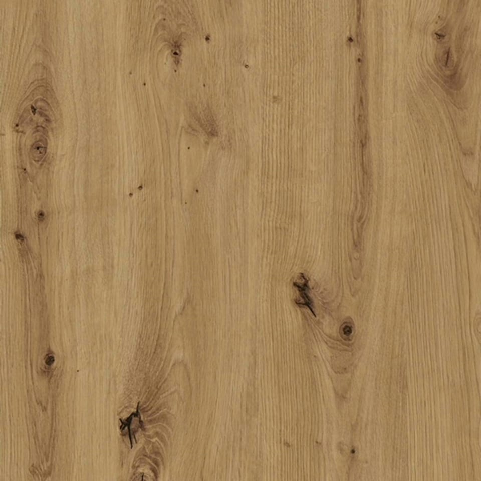 image 1 of Luci 3 Door 2 Drawer Sideboard (including LED lighting) in Platinum and Oak