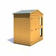 image 3 of Sun Hut 6 x 4 Feet Potting Shed - L119 x W185.8 x H214.6 cm | Brown