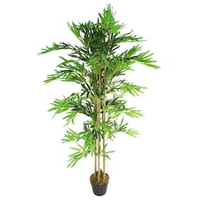 150cm (5ft) Artificial Bamboo Plants Trees - Natural Green | Green | 5ft
