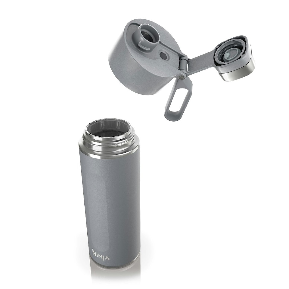 image 1 of Ninja Thirsti 530 ml Travel Bottle in Grey DW1801EUUKGY Grey