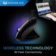 image 3 of Adesso Wireless Vertical Ergonomic Optical Mouse