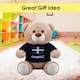 image 7 of Cornwall Bear Soft Toy Cute Plushie Huggable Cuddly Stuffed Toy Gift 20cm Black
