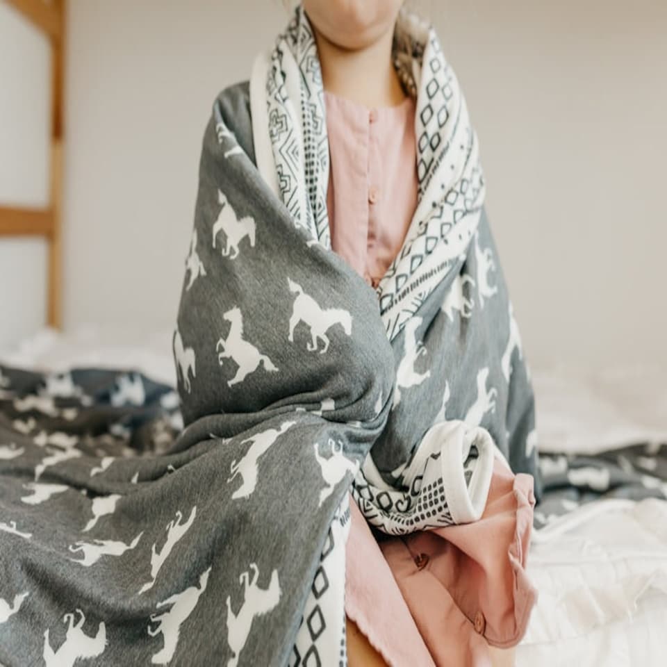 image 1 of Copper Pearl 3 Layer Quilt Colt