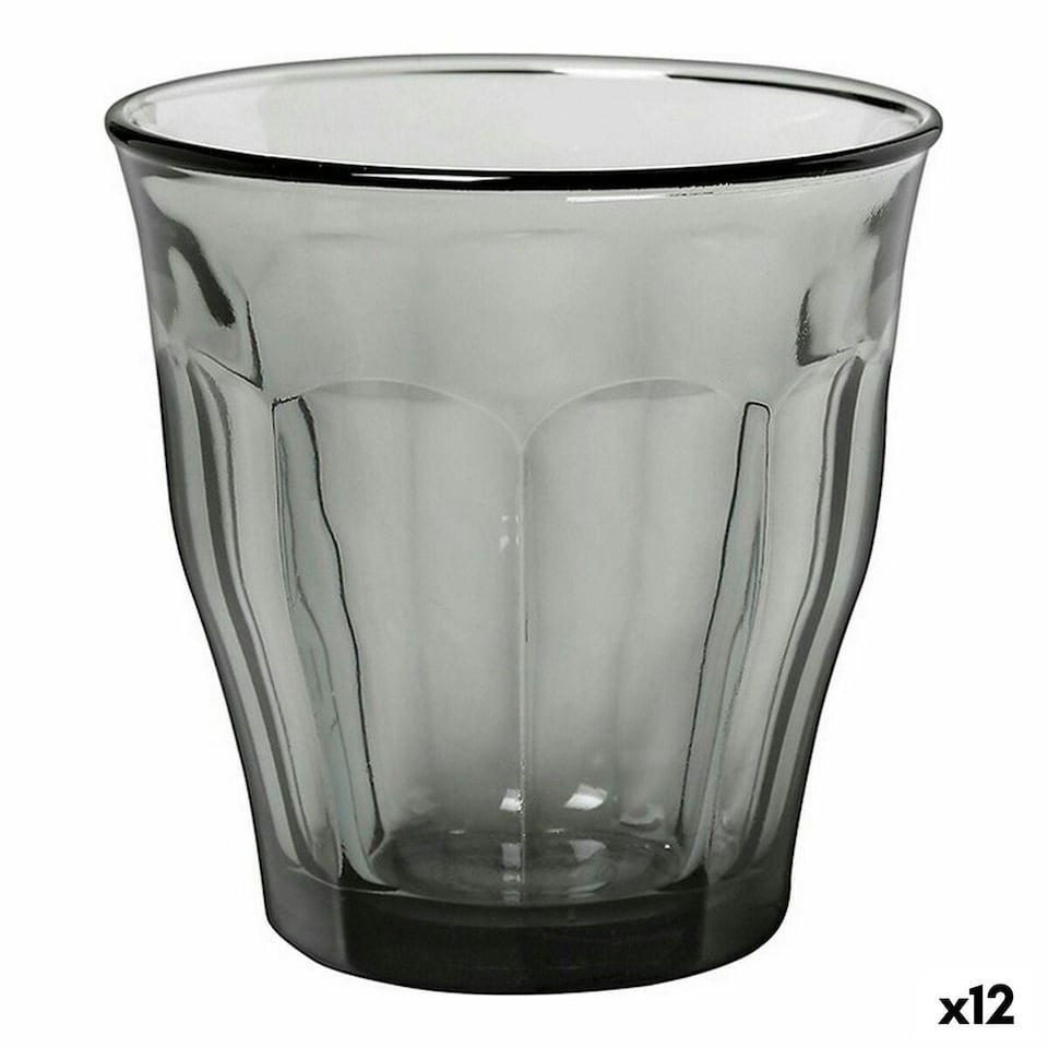 image 1 of Set of glasses Duralex Picardie Grey 6 Pieces 250 ml (12 Units) N/A