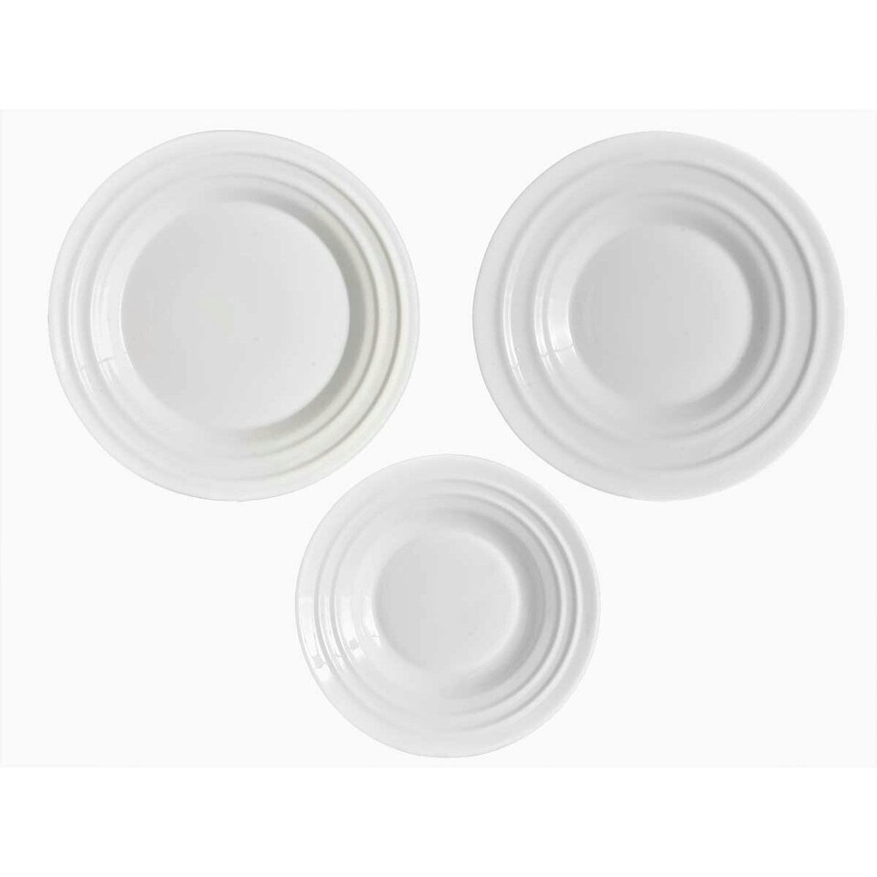 image 1 of Dinnerware Set Vivalto F-LGCP105-75-85 White Opaline glass (2 Units) N/A