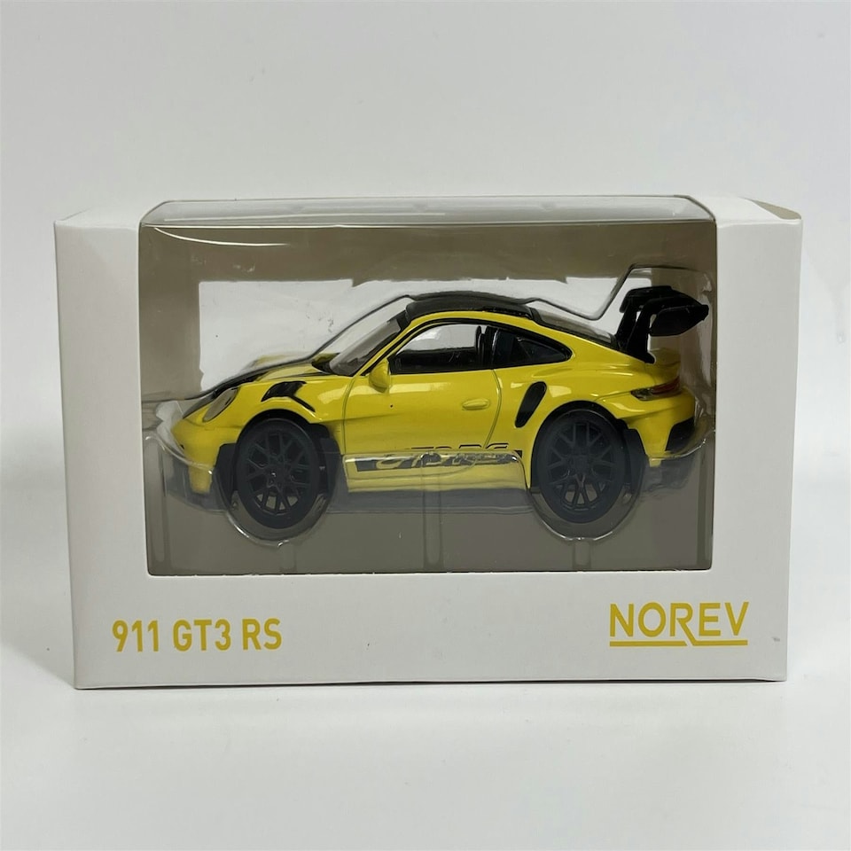 image 1 of Porsche 911 GT3 RS Yellow 2022 1:43 Scale Norev NV750063