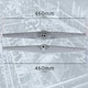 image 2 of SPARES2GO Upper and Lower Spray Arm for Sharp QWC12F QWD492 QWF471 QWG472 QWGT13 Dishwasher