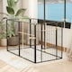 image 7 of PawHut Six-Panel Dog Playpen with Door, for Indoor, Outdoor, 80cm Tall