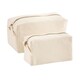 image 1 of Westford Mill Canvas Toiletry Bag | Multi | Natural | 11cm x 21cm x 11cm | 1