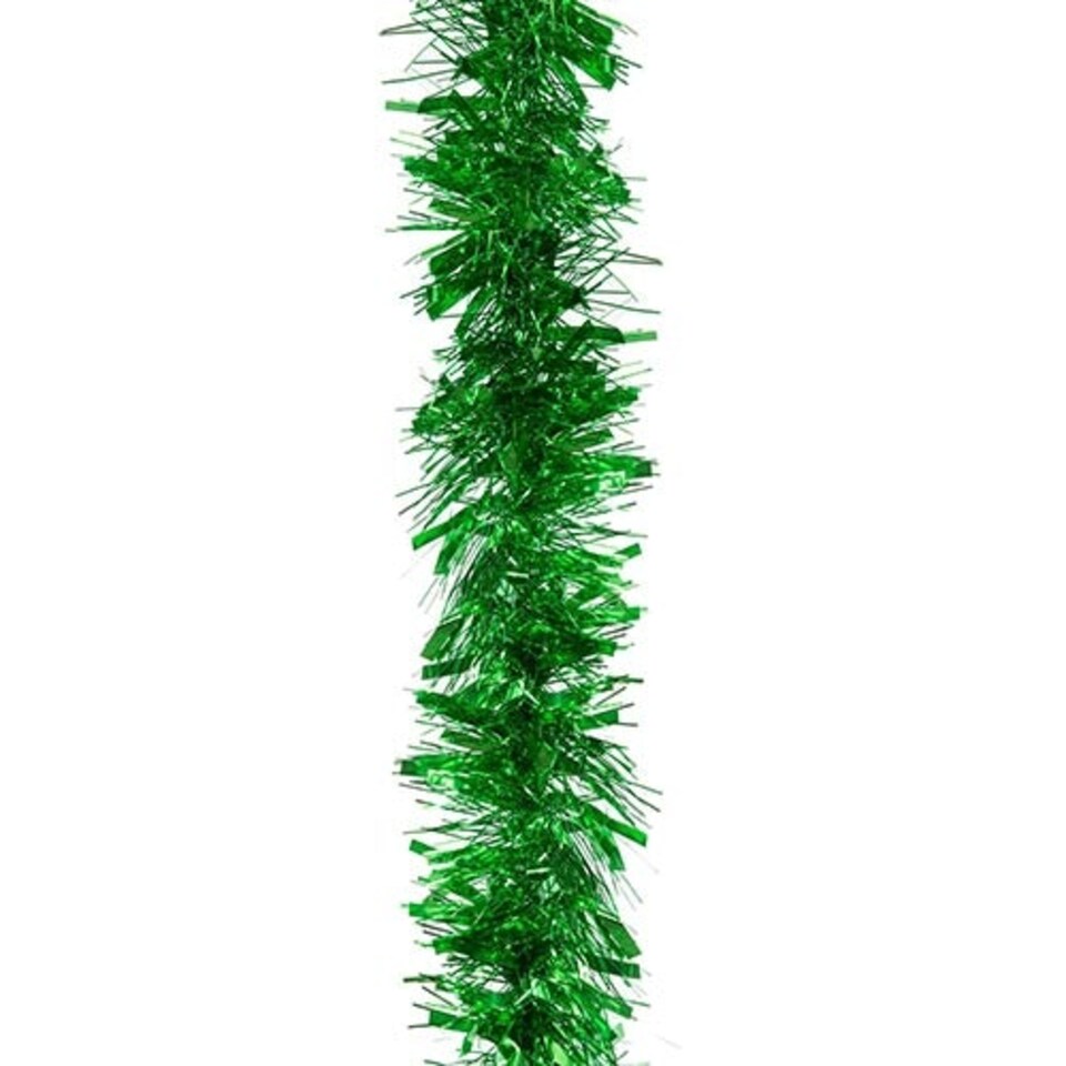 image 1 of Emerald Green Deluxe Christmas Tinsel 1.8m