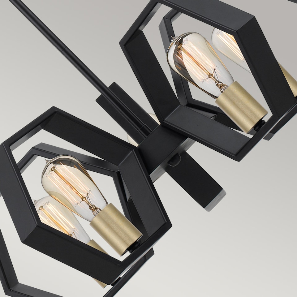 image 1 of Quoizel Bismarck Pendant Ceiling Light Earth Black