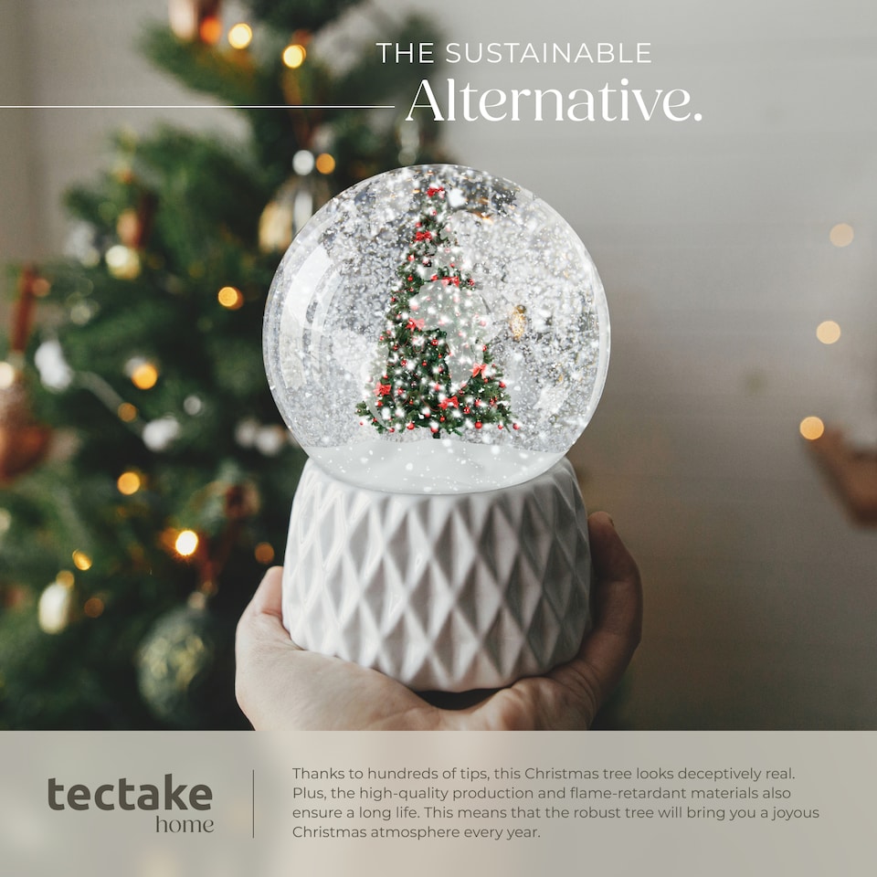 image 1 of Christmas Tree Prancer - artificial tree in green, injection moulded needles | Green | green | 7.5ft | 1