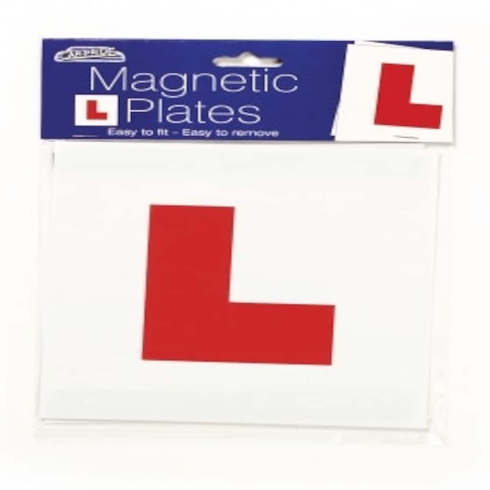 image 1 of Magnetic L Plates by Car Pride