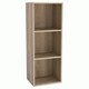 image 1 of 3-Tier Cube Shelving Unit Brown | Colour: Antique Oak