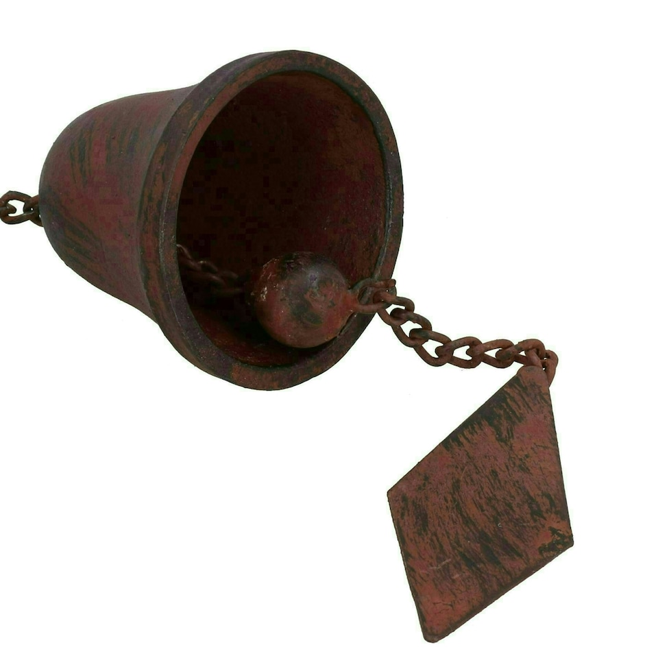 image 1 of Robin Wind Chime Bird Bell Hanging Garden Yard Ornament Decoration Metal