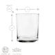 image 3 of LAV Liberty Whiskey Glasses - 280ml - Clear - Pack of 6 Clear