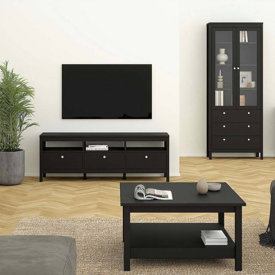 image 1 of Madrid Coffee Table in Matt Black