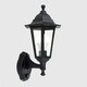 image 3 of ValueLights Black Outdoor Security PIR Motion Sensor IP44 Rated Wall Light Lantern - Complete with 1 x 6w LED ES E27 Bulb Black