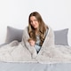 image 2 of OHS Fluffy Fleece Sensory Sleep Therapy 6kg Weighted Blanket 125 x 180 cm
