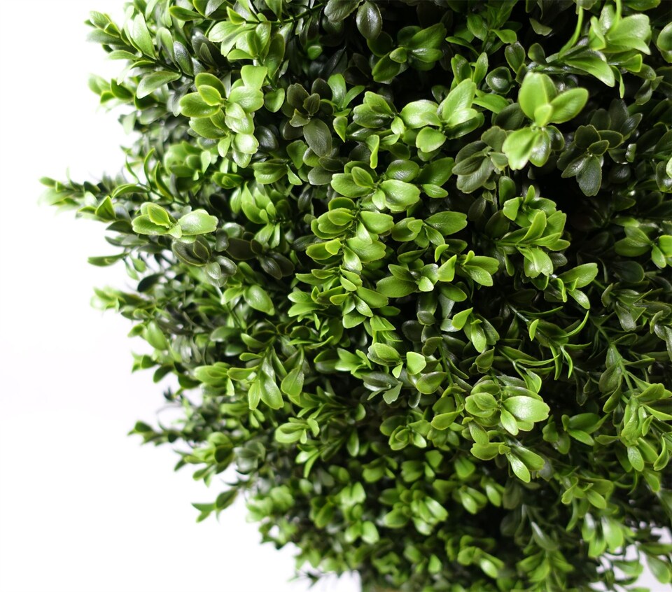 image 1 of Outdoor Artificial Topiary Tree 120cm Buxus Ball Cone UV Resistant Botanik | Green | One Size