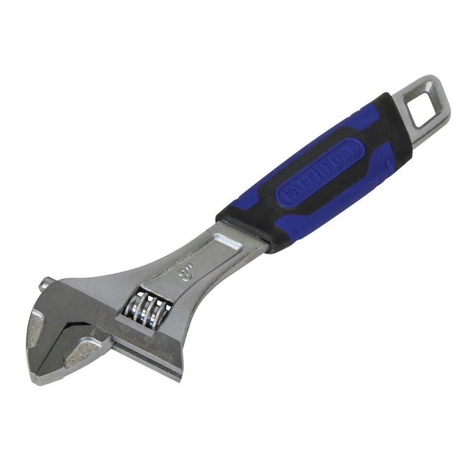 Faithfull Adjustable Spanner - Multi Colour - 200mm