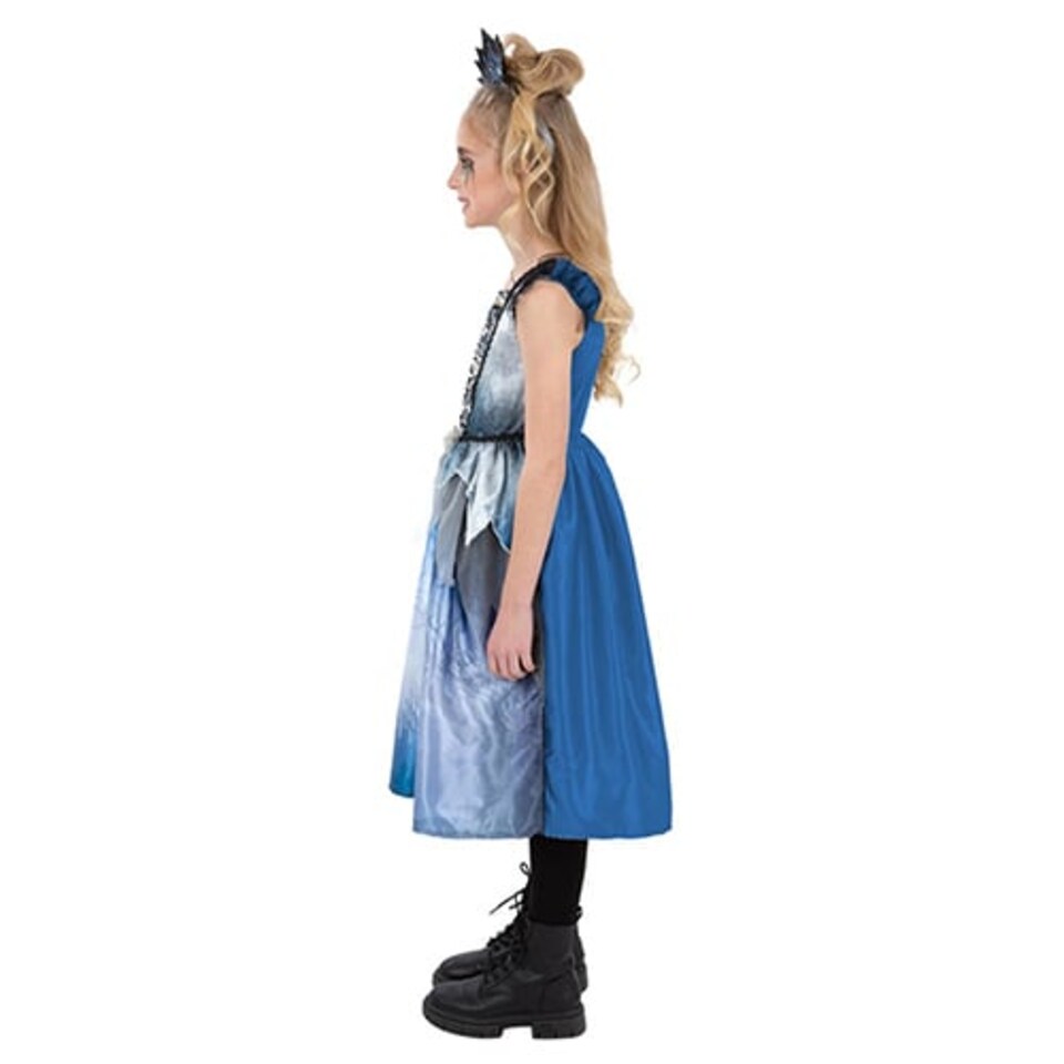 image 1 of Spirit Bride Blue Girls Fancy Dress Costume Kids Medium - Age 7-9