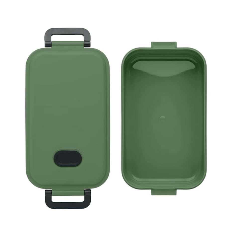 image 1 of MidOcean Indus Polypropylene 800ml Lunch Box - Dark Green - One Size