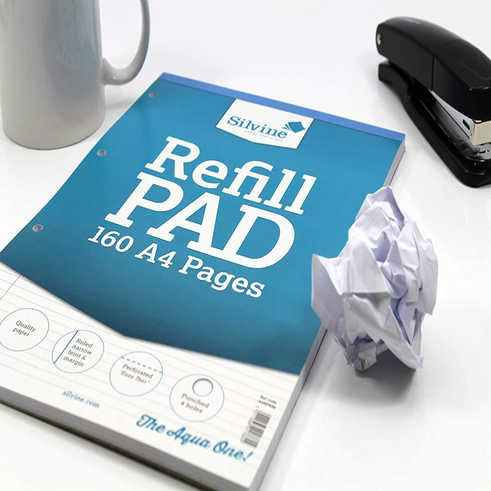 image 1 of A4 Narrow Feint and Margin Refill Pad (210x297mm)