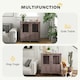 image 3 of PawHut Dog Crate Kennel Cage for Small Medium Dog, Indoor End Table, Purple