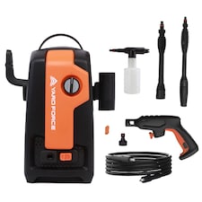 Yard Force 1600W High Pressure Washer 120 Bar Pressure 400L/h Flow Rate | Black