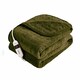 image 2 of Silentnight Luxury Heated Throw, Olive | Green | Olive | One Size | 1