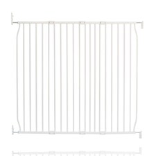 Safetots Eco Screw Fit Baby Gate, White, 120cm - 130cm, Stair Gate for Toddler and Baby, Screw Fit Safety Barrier, Easy Installation Safety Gate