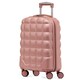 image 1 of Flight Knight Bubble Suitcase - Ryanair easyJet Jet2 Approved - 8 Wheel Carry Cabin Hardcase 55x35x20cm Pink | Rose Gold | Cabin Bag