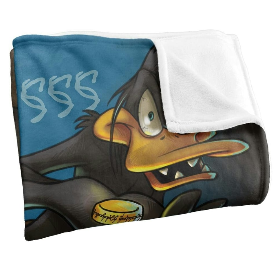 image 1 of Looney Tunes My Precious Daffy Blanket - Multicoloured - One Size