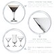 image 2 of Rink Drink  Martini Glasses - 175ml - Clear - Pack of 6