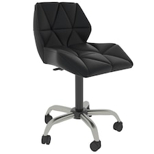 Vida Designs Geo Office Chair Computer Desk Table Chair, Black