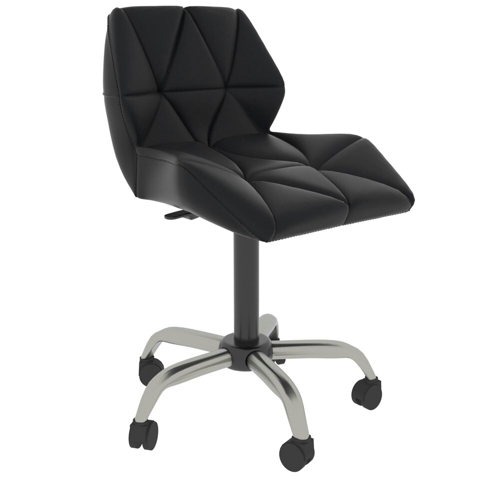 image 1 of Vida Designs Geo Office Chair Computer Desk Table Chair, Black