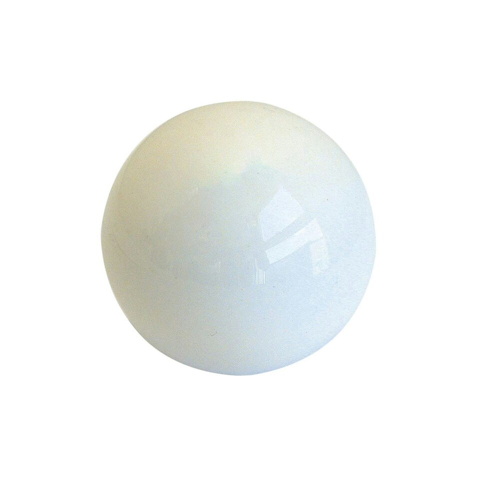 image 1 of Henselite Lawn Bowls Jack - White/Green - One Size