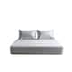 image 1 of Microfibre Soft Touch Fitted Sheet 40cm Extra Deep Skirt Plain Dyed Bed Linen White | White | Super King