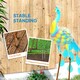 image 6 of Outsunny Peacock Garden Statue, Metal Garden Gift with Stakes, Multi-Colour