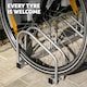 image 7 of Bike Rack, for ground or wall-mounting - for 3 Bikes