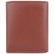 image 3 of London Leathergoods Mens Soft Leather Tri-Fold Coin / Money Wallet with Multiple Features | Brown | Tan